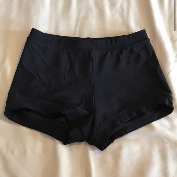 Jockey black nylon activewear sport dance shorts M - Picture 6 of 8